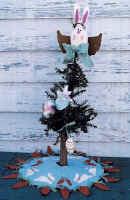 bunny Christmas tree skirt