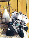 Udderly Angelic.  Pattern includes 14" chubby cow with heart shaped wings.