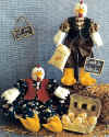 Heavenly Cheepers.  Pattern includes 18" boy and girl and 2" baby chicks.